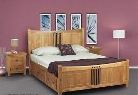Sweet Dreams Curlew Oak Drawer Bed Frame Solid Wood 180cm Super King Size 6ft Bed Frame With Drawers Bed Frame With Storage Oak Bed Frame
