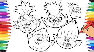 Check spelling or type a new query. Trolls World Tour 2020 Drawing And Coloring Trolls Faces Trolls Coloring Pages Youtube