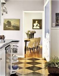 Fun Checkerboard Pattern For Painted Floors Decorated Life Painted Wood Floors Old Wood Floors Painted Floors