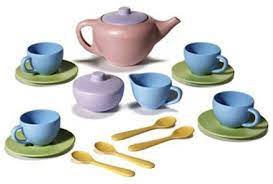 Green Toys Tea For Two Set Plastic Tea Set Kids Tea Set Green Toys Tea Set