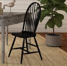 Andover Mills Wisconsin Solid Wood Windsor Back Side Chair Reviews Wayfair