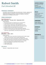 The sample curriculum vitae examples or in short the cv examples are of much use for all those who are applying for a job some higher education programs courses internships etc. Fuel Attendant Resume Samples Qwikresume