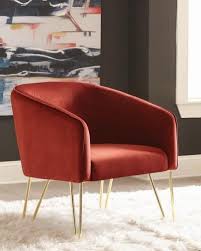 Accent chairs , arm chairs, and desk chairs; Sale 905375 Red Velvet Accent Chair Sofa Chairs Living Room