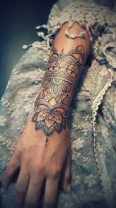 Image Result For Lotus Mandala Tattoo Arm Tattoos Hand Tattoos Lace Tattoo