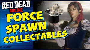 Force Spawn Collectables Red Dead Online - YouTube