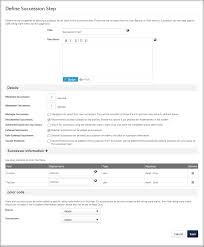 Create Smp Template Succession Chart Talent Pool List Step