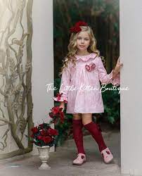 Holiday Dress Christmas Dress Flower Girl Dress Birthday Dress Babydoll Dress Long Sleeve Dress Girls Dress Toddler Dress Pink Dress 2976292 Weddbook