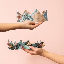 Magical Forest Crowns Crate Paper Origami Crown Paper Crafts Diy Kids Crate Paper