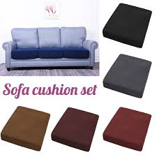 Buy 2 and 3 seat sofa and get the best deals at the lowest prices on ebay! 1 4 Seats Replacement Settee Sofa Seat Cover Couch Slip Covers Cushion Ebay