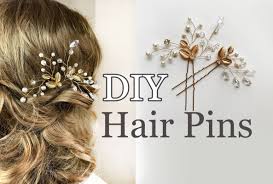 Easy Diy Bridal Hair Pins With Gold Leaves Wedding Hair Comb Tutorial Annlace Diy Bridal Hair Diy Wedding Hair Gold Hair Pin