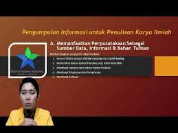 Maybe you would like to learn more about one of these? Presentasi Teknik Penulisan Karya Ilmiah Modul 2 Kb 2 Youtube