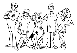 Desenhos para colorir do scooby doo e sua turma. Desenhos De Scooby Doo Para Colorir Grande Colecao Para Criancas