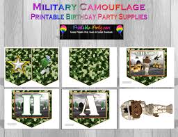 Maybe you would like to learn more about one of these? Printable Camouflage Party Supplies Military Birthday Decorations