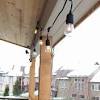 Define space with outdoor lanterns. 1