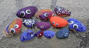 Today i'd like to inspire you to pull out your stash of collected seashells and start using them. Kids Craft Clam Shell Friends Shell Crafts Seashell Crafts Crafts