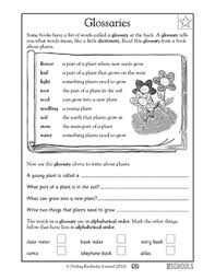 Or print out one one master copy and make the number of copies that you need on a copy machine. Glossary 1st Grade 2nd Grade 3rd Grade Reading Worksheet Greatschools