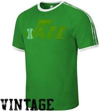 Amazon Com Adidas New Orleans Jazz Green Distressed