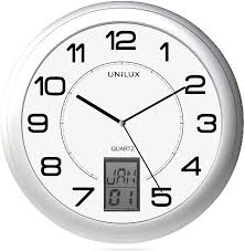 Wanduhr / antik / zifferblatt nicht original. Unilux 400094564 Grosse Funk Wanduhr Maxi Wave Schwarz 37 5 Cm Funkuhr Mit Modernem Ziffernblatt Automatische Zeitanpassung Und Zeitumstellung Von Sommer Und Winterzeit Wanduhren Kuche Haushalt Wohnen Dolcicafe Co Uk