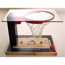 Sports Cave Essentials Final Four Coffee Table Diy Projects Man Cave Basketball Room Decor Basketball Room