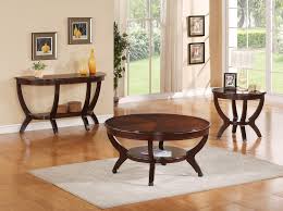 Brownstown 3 Piece Table Set Coffee And 2 End Tables 399 00 Coffee Table 40 Dia X Dining Room Furniture Sets Coffee Table Wooden Coffee Table