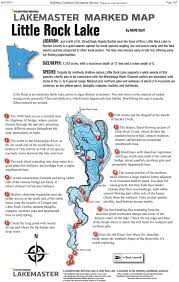 Little Rock Lake Fishing Map Fishing Little Rock Lake