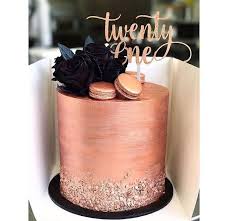 Happy 30th Birthday Cake Topper Rose Gold Wow I Love This Rose Gold Birthday Cake 18th Birthday Cake Birthday Cake Roses 21st Birthday Cakes
