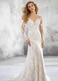 Luana 8277 A Line Wedding Dress By Morilee By Madeline Gardner Weddingwire Com Wedding Dress Long Sleeve Wedding Dresses Wedding Dress Sleeves