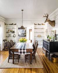 This style mixes classic antique elements into popular rustic design. 18 Vintage Decorating Ideas From A 1934 Farmhouse Modern Farmhouse Dining Room Modern Farmhouse Dining Farmhouse Dining Rooms Decor