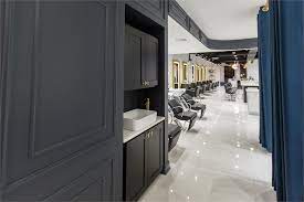 Salons Of The Year 2017 Dasi Salon Awards Contests Salon Today White Marble Floor Salon Interior Design White Marble Countertops