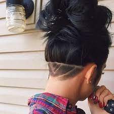 Long Hair Undercut With Design Hair Styles Shaved Hair Undercut Hairstyles