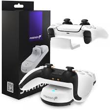 (wall adapter is not included) Ps5 Controller Charging Station Fosmon