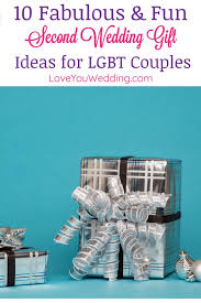 Wedding gift ideas for second marriage wedding gift, second marriage first anniversary ideas personalized alphanumericart 5 out of 5 stars (1,898) $ 33.98. 10 Fun Second Wedding Gift Ideas For Lgbt Couples