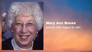 Mary Ann Boose (June 30, 1943