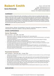 Writing a good cover letter can make the difference in getting your resume read closely. Paramedic Resume Samples Qwikresume