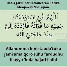 Doa Menghadapi Ujian Lengkap Dengan Dzikir