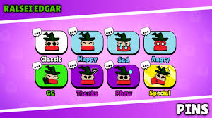 Ralsei Edgar skin art and his special pins :D : r/SupercellMake