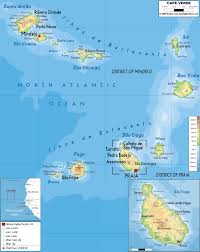 Feb 24, 2021 · this outline map shows the african island national of cape verde. Large Physical Map Of Cape Verde With Roads Cities And Airports Cape Verde Africa Mapsland Maps Of The World