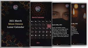 Chinese lunar calendar 2020 according to chinese calendar 2020 is geng zi year. Free 2021 March Moon Calendar Daily Affirmations Moonomens