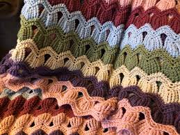 Shell cross stitch patterns for baby afghan. Over 50 Free Patterns For Crochet Afghans And Blankets Needlepointers Com