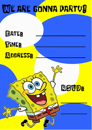 Check spelling or type a new query. Free Printable Spongebob Birthday Invitations Free Printable Birthday Invitation Templates Bagvania