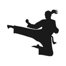 Various silhouette sports activities, art vector design. Idei Na Temu Taekvondo 160 V 2021 G Boevye Iskusstva Thekvondo Karate