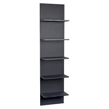 Shelves made in europe and china in many different sizes and colour finishes. 47 2 X 11 7 Wide Column Wall Shelf Black Danya B Target