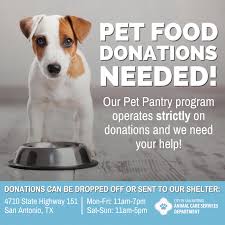 Austin humane shelter provides permanent links to my article series on the shelter along with other information related to volunteering and helping the dogs. Cat And Dog Food Donations Needed We City Of San Antonio Animal Care Services Facebook