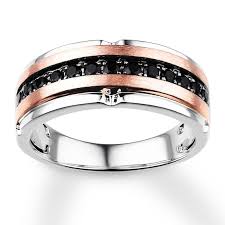 Ward, ambulance ltd, rachael yamagata, panic! Men S Black Diamond Wedding Band 1 2 Ct Tw 10k Two Tone Gold Kay