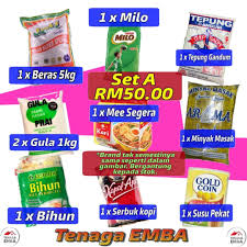 Check 'keperluan' translations into english. Embuzz Set A Barangan Keperluan Asas Makanan Berpek Facebook