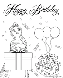 Check spelling or type a new query. Elsa Wishes You Happy Birthday Disney Coloring Pages Printable