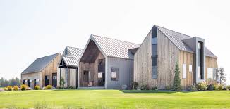 Large picture windows frame beautiful views of the surrounding fields and showcase the natural beauty of an. Modern Farmhouse Modern Hauser Sonstige Von Glo European Windows Doors Houzz
