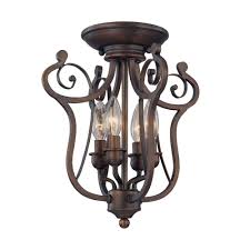 Victoria series color selectable led decorative ceiling flush mount light provides a subtle, modern low profile design that'll complement or enhance similar decor and styling while providing bountiful 4000 lumen output for any room in your home or office. Millennium Lighting 4 Light Rubbed Bronze Candle Semi Flush Mount 1144 Rbz The Home Depot Semi Flush Mount Lighting Flush Ceiling Lights Bronze Candle