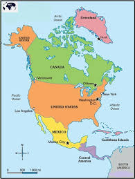 Central america is considered a subcontinent of the americas, separated both geographically and culturally to a degree from north and south america. Free Labeled North America Map With Countries Capital Pdf