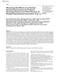 Pediatric hematologist/oncologist salaries are collected from government agencies and companies. Pdf Measuring The Effects Of An Animal Assisted Intervention For Pediatric Oncology Patients And Their Parents A Multisite Randomized Controlled Trial